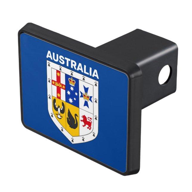 Shield of arms of Australia Trailer Hitch Cover (Top Right)