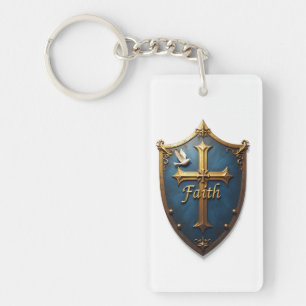 Shield of Faith Keychain