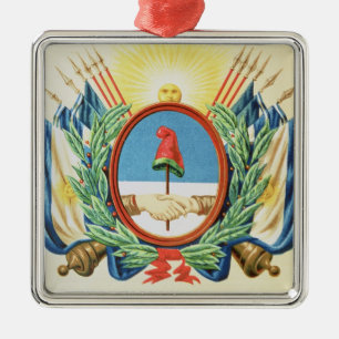 Shield of the Confederation of Argentina Metal Ornament