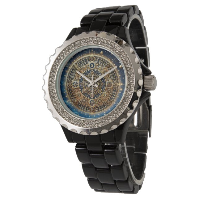 Shield of Warding Sigil Watch by ej gold (Angled)