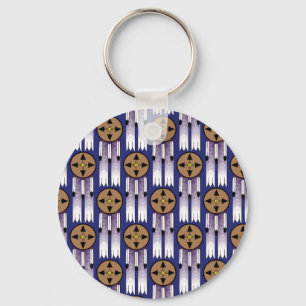 Shield Swatch Keychain