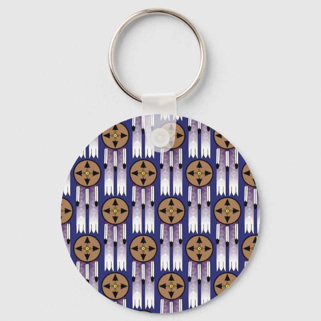 Shield Swatch Keychain (Front)