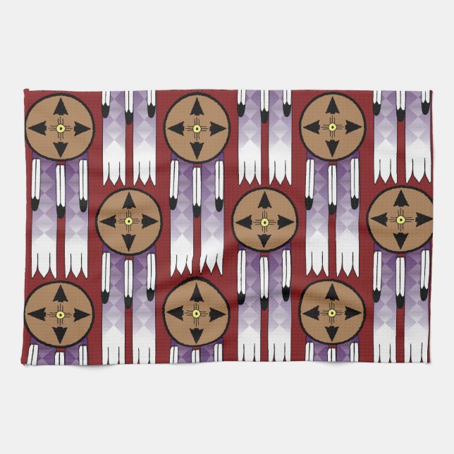 Shield Swatch Kitchen Towel (Horizontal)