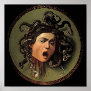 SHIELD WITH HEAD OF MEDUSA POSTER