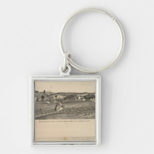 Shields, Clemmer residences Keychain