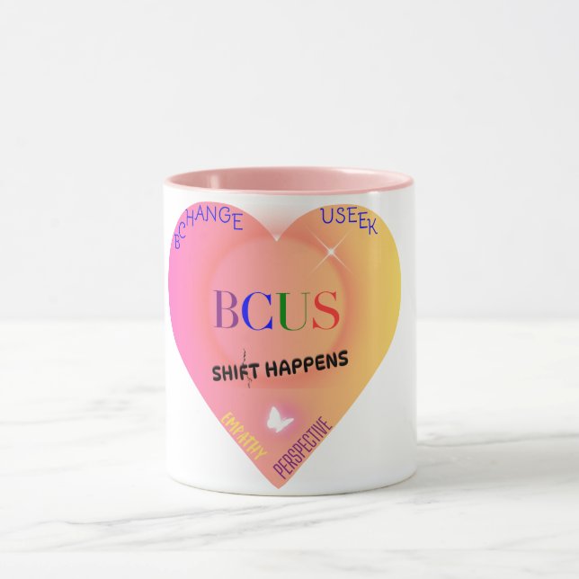 Shift Happt Mug - Changement avec le coeur (Centre)