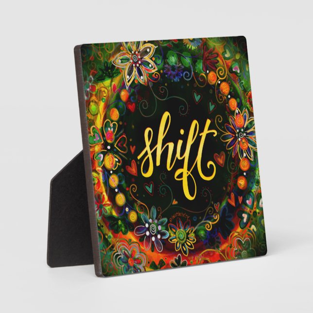"Shift" - Plaque d'incertitude d'un mot (Recto)