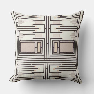 Shifting Grid Designer Pillow