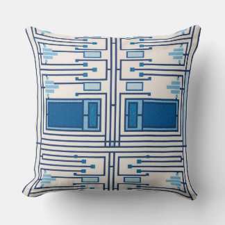 Shifting Grid Designer Pillow