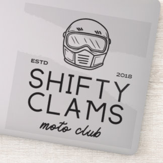Shifty Clams Vinyl Sticker