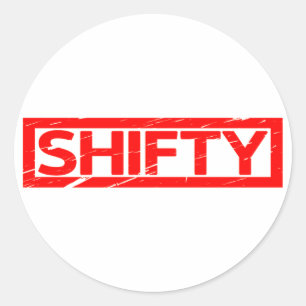 Shifty Stamp Classic Round Sticker