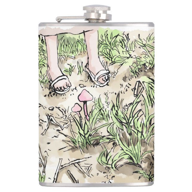 Shigoto Hip Flask (Front)