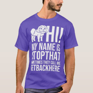 Shih Poo Dog Puppies Owner Lover _15 T-Shirt