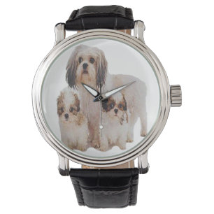 Shih tsu puppies wristwatch
