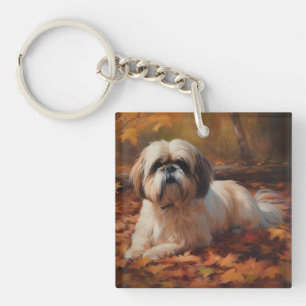 Shih Tzu à l'automne Feuilles automne Inspire