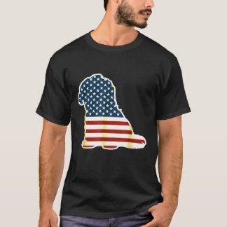 Shih Tzu American Flag Dog 4th Of July T-Shirt