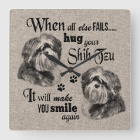 Shih Tzu art when everything fails quote