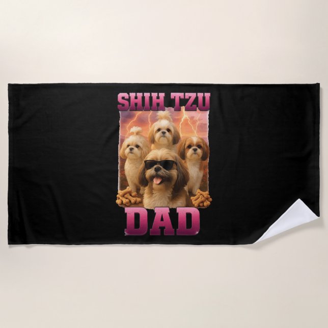 Shih Tzu    Beach Towel (Front)