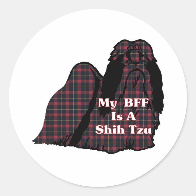 Shih Tzu BFF Sticker (Front)