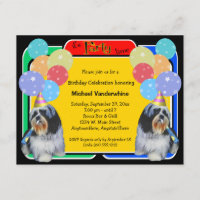 Shih Tzu Birthday Barker