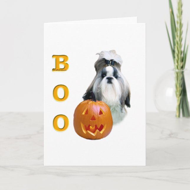 Shih Tzu Boo Card (Front)