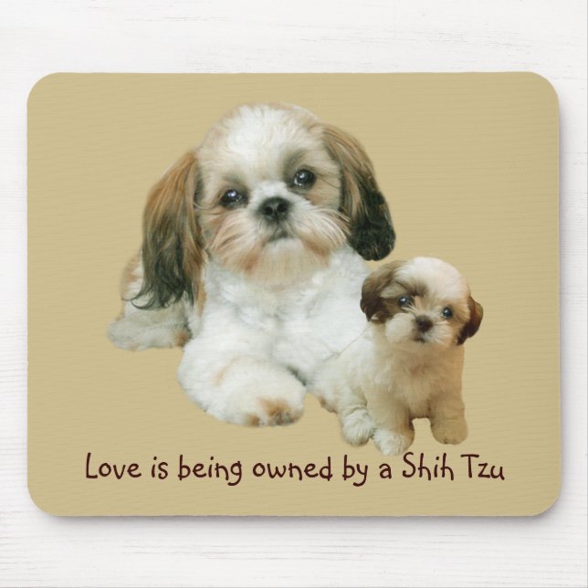 Shih Tzu Buddies Mousepad (Front)