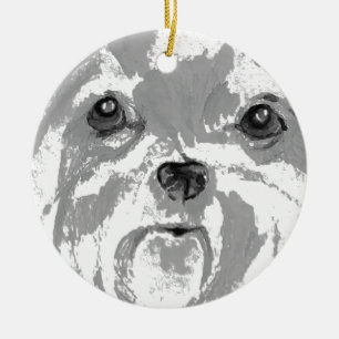Shih Tzu Ceramic Ornament