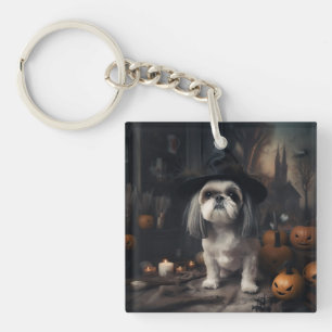 Shih Tzu Citrouilles Halloween effrayant