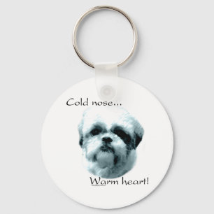 Shih Tzu Cold Nose, Warm Heart Keychain