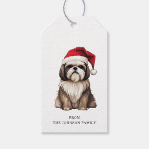 Shih Tzu Custom Gift Tags
