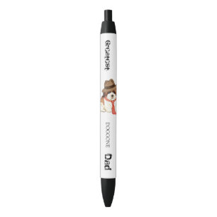 Shih Tzu Dad Black Ink Pen