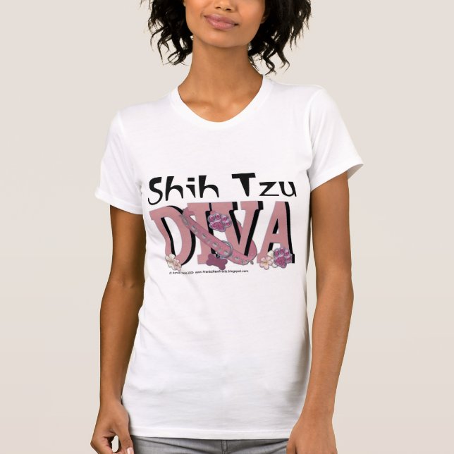 Shih Tzu DIVA T-Shirt (Front)