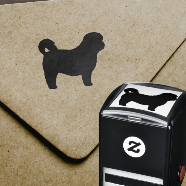 Shih Tzu Dog Breed Silhouette Self-inking Stamp (Creator Uploaded)