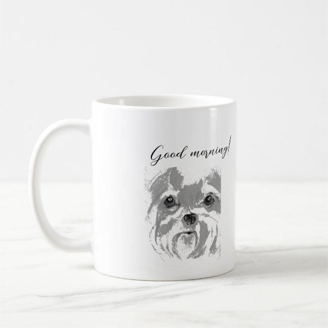 Shih Tzu Dog Coffee Mug (Left)