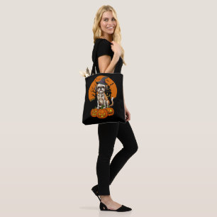Shih Tzu Dog Halloween Tote Bag
