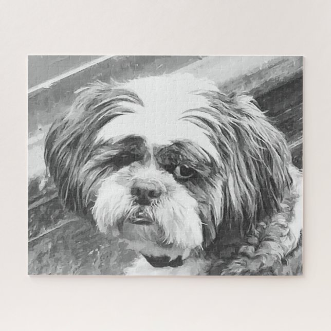 SHIH TZU DOG  JIGSAW PUZZLE (Horizontal)