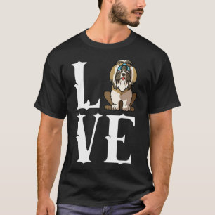    Shih Tzu Dog Mom Dad Love R         T-Shirt