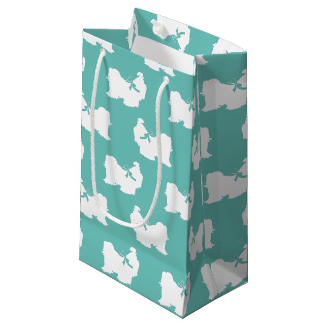 Shih-Tzu Dog Puppy Long Hair Small Gift Bag (Front Angled)
