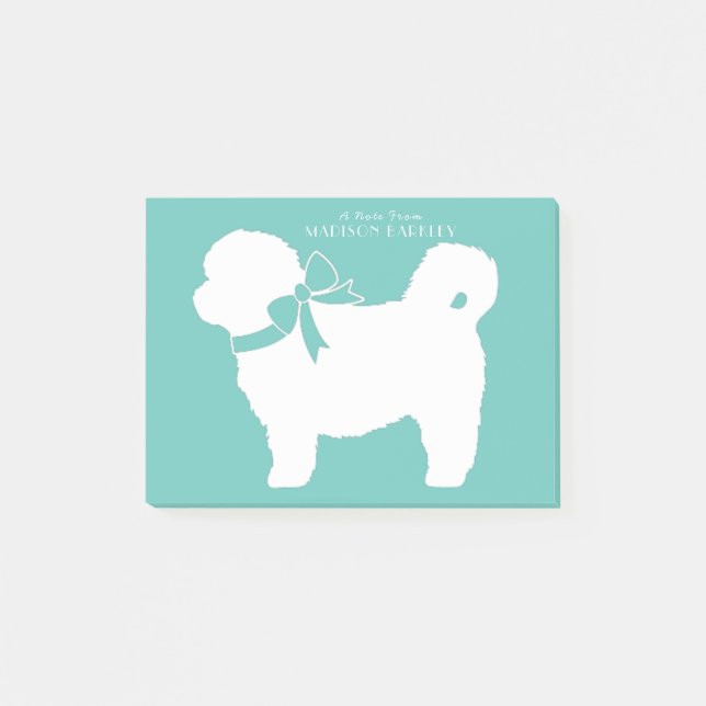 Shih Tzu Dog Puppy Teddy Bear Short Hair Post-it Notes (Front)
