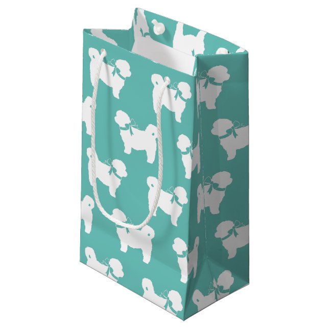 Shih Tzu Dog Puppy Teddy Bear Short Hair Small Gift Bag (Front Angled)