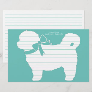 Shih Tzu Dog Puppy Teddy Bear Short Hair Stationery
