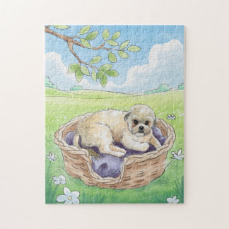 Shih tzu dog puzzle