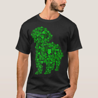 Shih Tzu Dog Shamrock Leaf St Patrick Day T-Shirt
