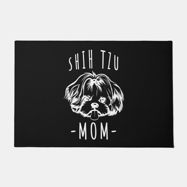 Shih Tzu Dog - Shih Tzu Mom Doormat (Front)