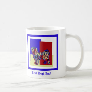 Shih Tzu Dog Silhouette Cute TRBY Fathers Day Coffee Mug