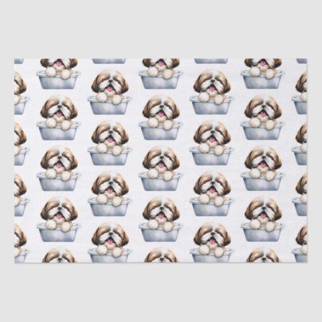 Shih Tzu Dog Tissue Paper (Front)