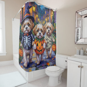 Shih Tzu Dogs Trick-or-Treating Halloween Costumes