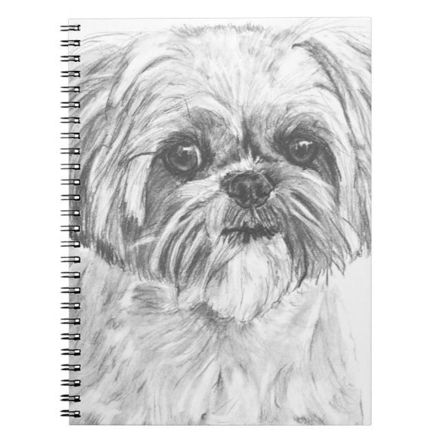 Shih Tzu Drawing Notebook (Front)