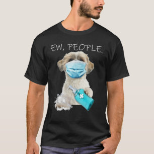 Shih Tzu Ew People Dog Wearing A Face Mask T-Shirt