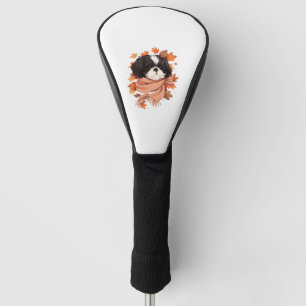 Shih Tzu Fall Dog Autumn Leaves Thanksgiving Copy  Golf Head Cover